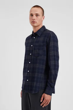 Algot Relaxed Wool Check Shirt><noscript><img width=
