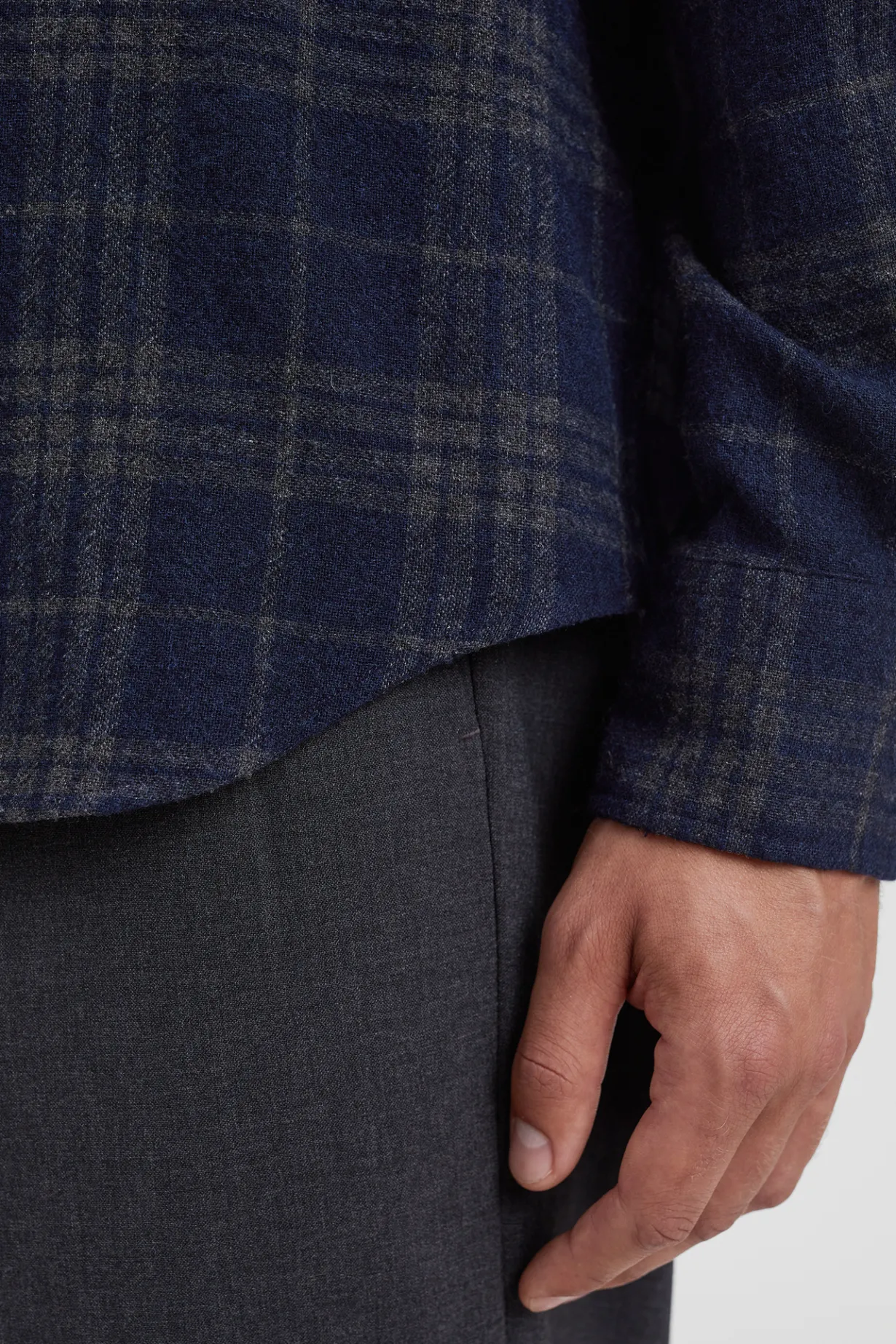 Algot Relaxed Wool Check Shirt>Norse Projects Sale
