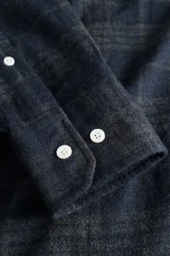 Algot Relaxed Wool Check Shirt><noscript><img width=