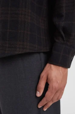 Algot Relaxed Wool Check Shirt><noscript><img width=