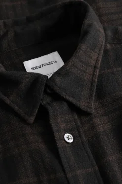 Algot Relaxed Wool Check Shirt><noscript><img width=