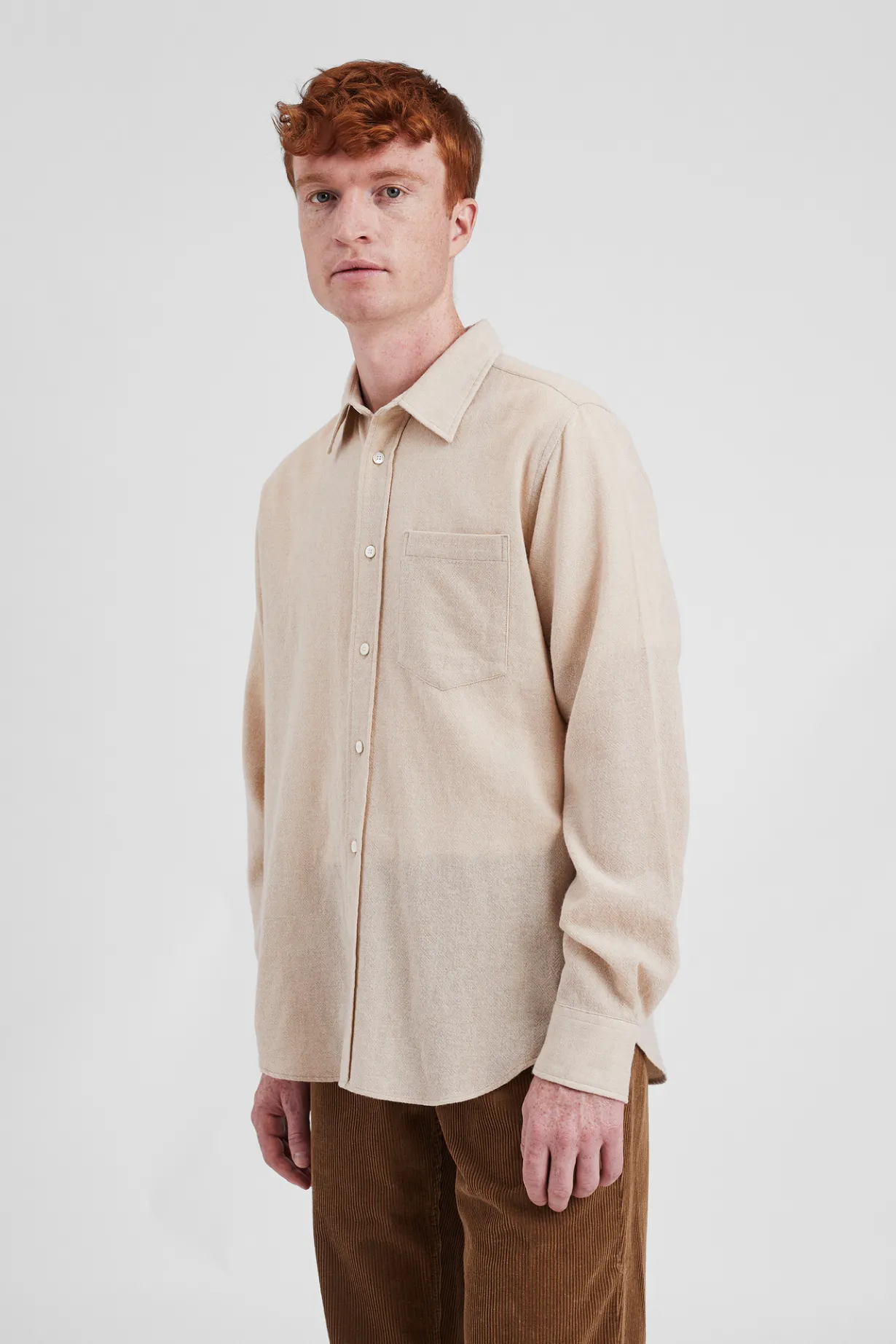 Algot Relaxed Wool Shirt>Norse Projects Outlet