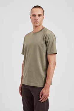 Cotton Crêpe T-shirt><noscript><img width=