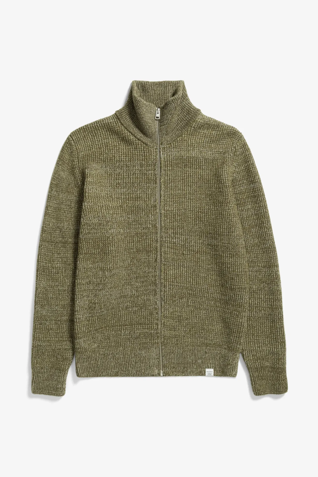 Hagen Wool Cotton Rib Full Zip Jacket>Norse Projects Sale