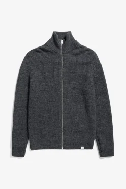 Hagen Wool Cotton Rib Full Zip Jacket>Norse Projects Best