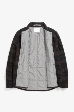 Hjalmer Insulated Wool Check Overshirt>Norse Projects New