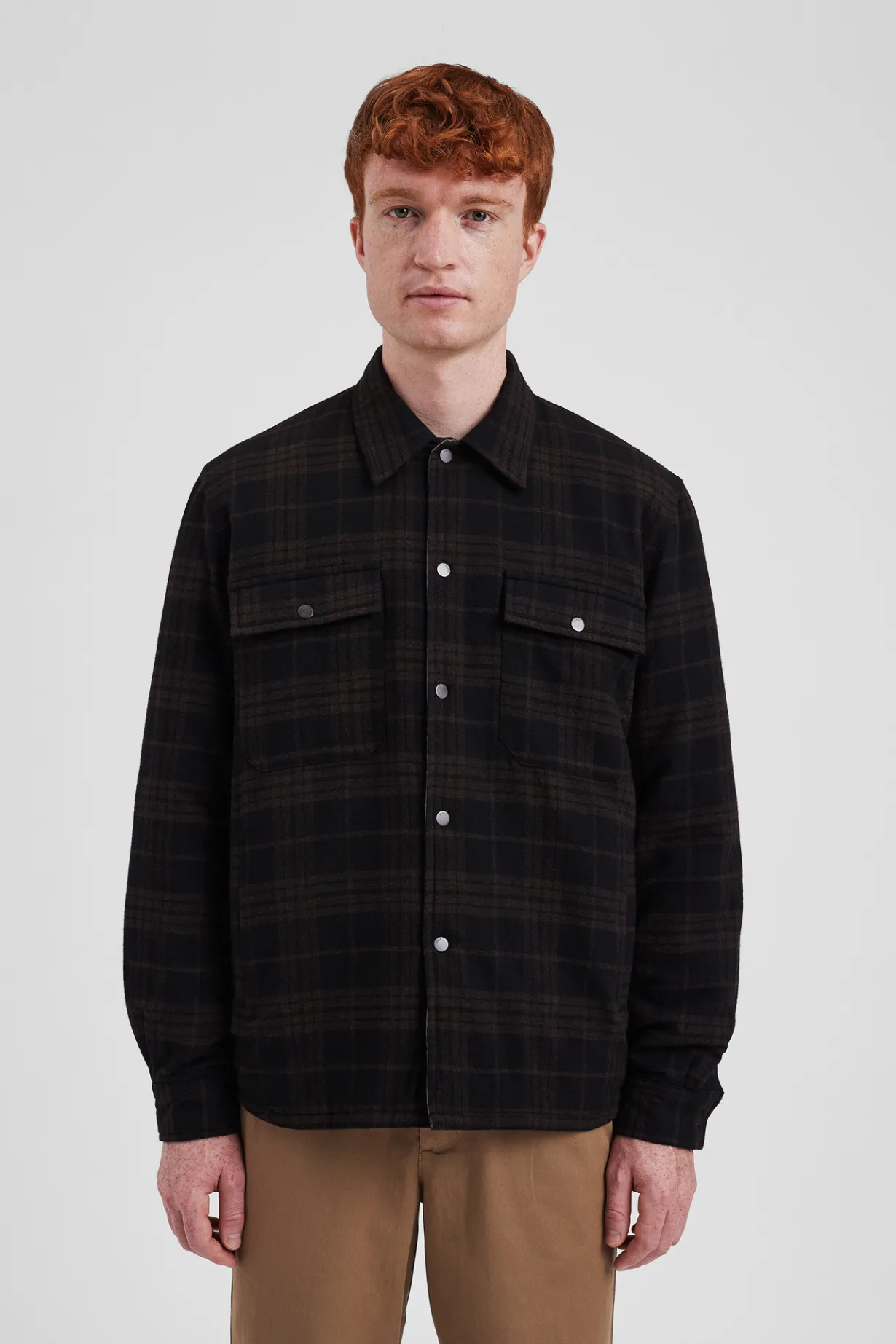 Hjalmer Insulated Wool Check Overshirt>Norse Projects New