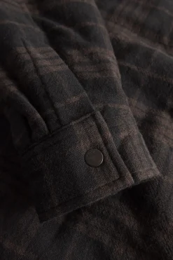 Hjalmer Insulated Wool Check Overshirt><noscript><img width=