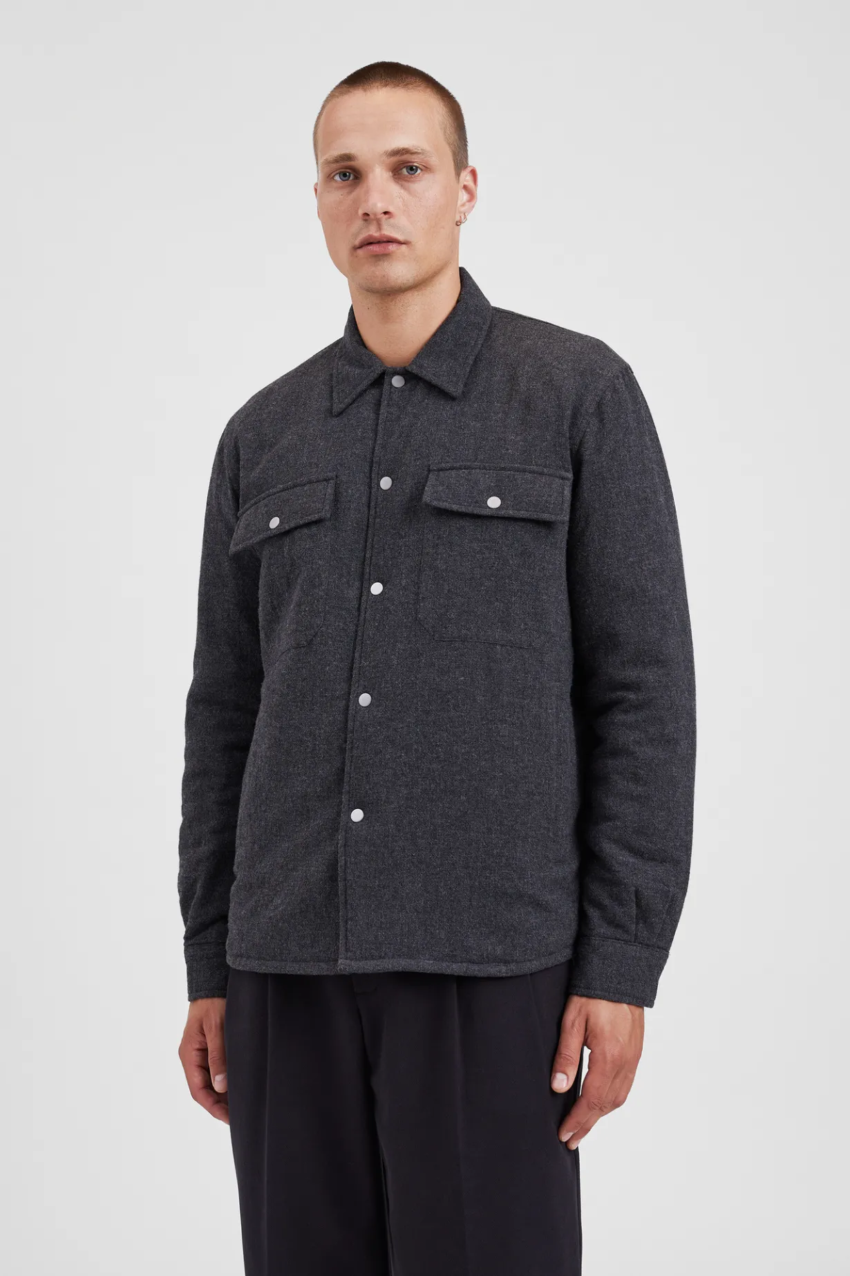 Hjalmer Insulated Wool Overshirt>Norse Projects Discount