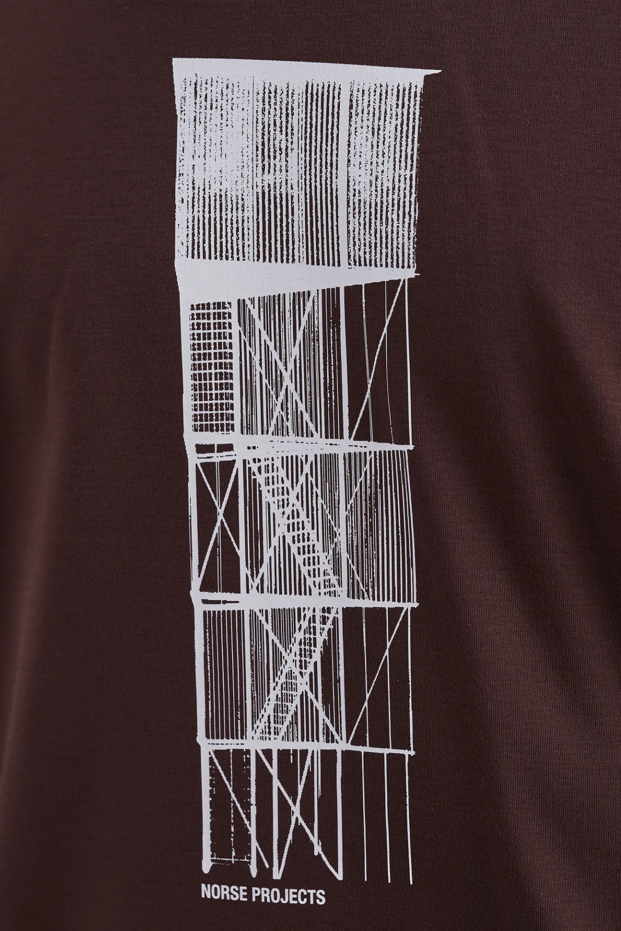 Holger Organic Interlock Tower Print T-Shirt>Norse Projects Hot