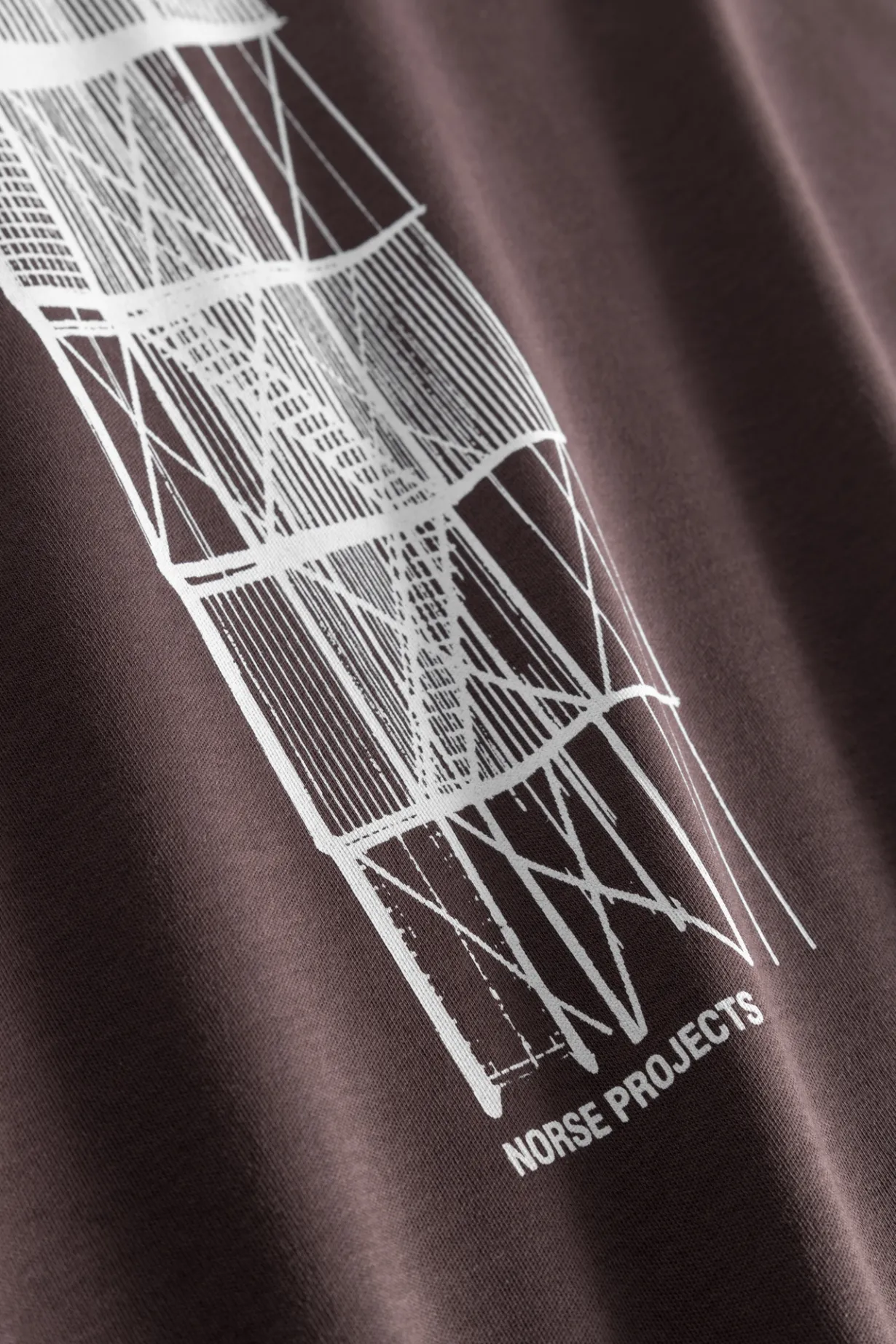 Holger Organic Interlock Tower Print T-Shirt>Norse Projects Hot