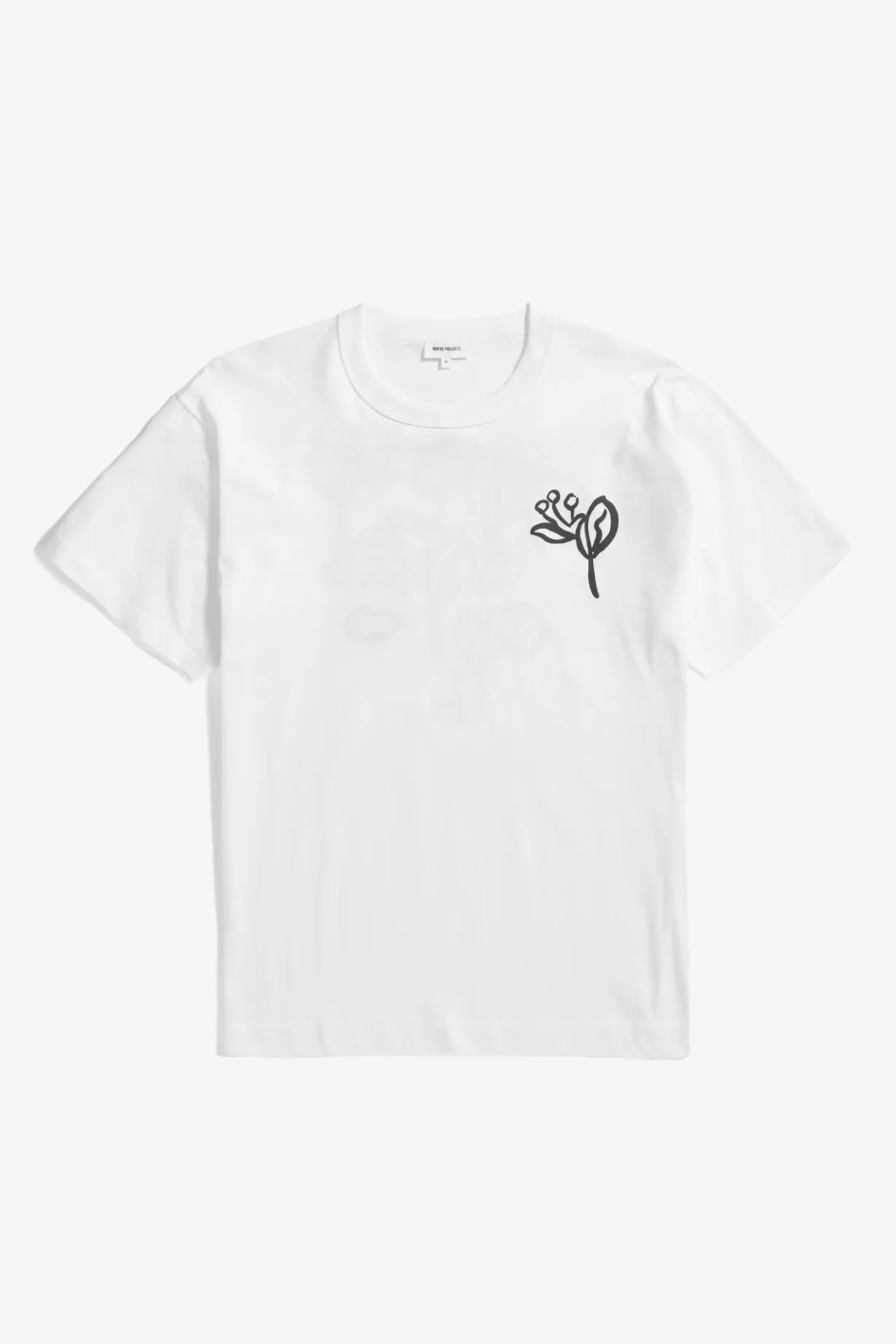 Holger Organic Poppy T-Shirt>Norse Projects