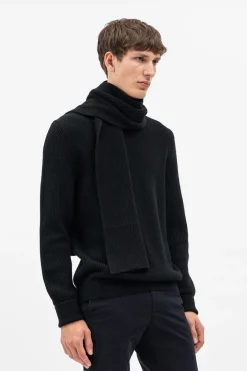 Jannik Merino Rib Scarf><noscript><img width=