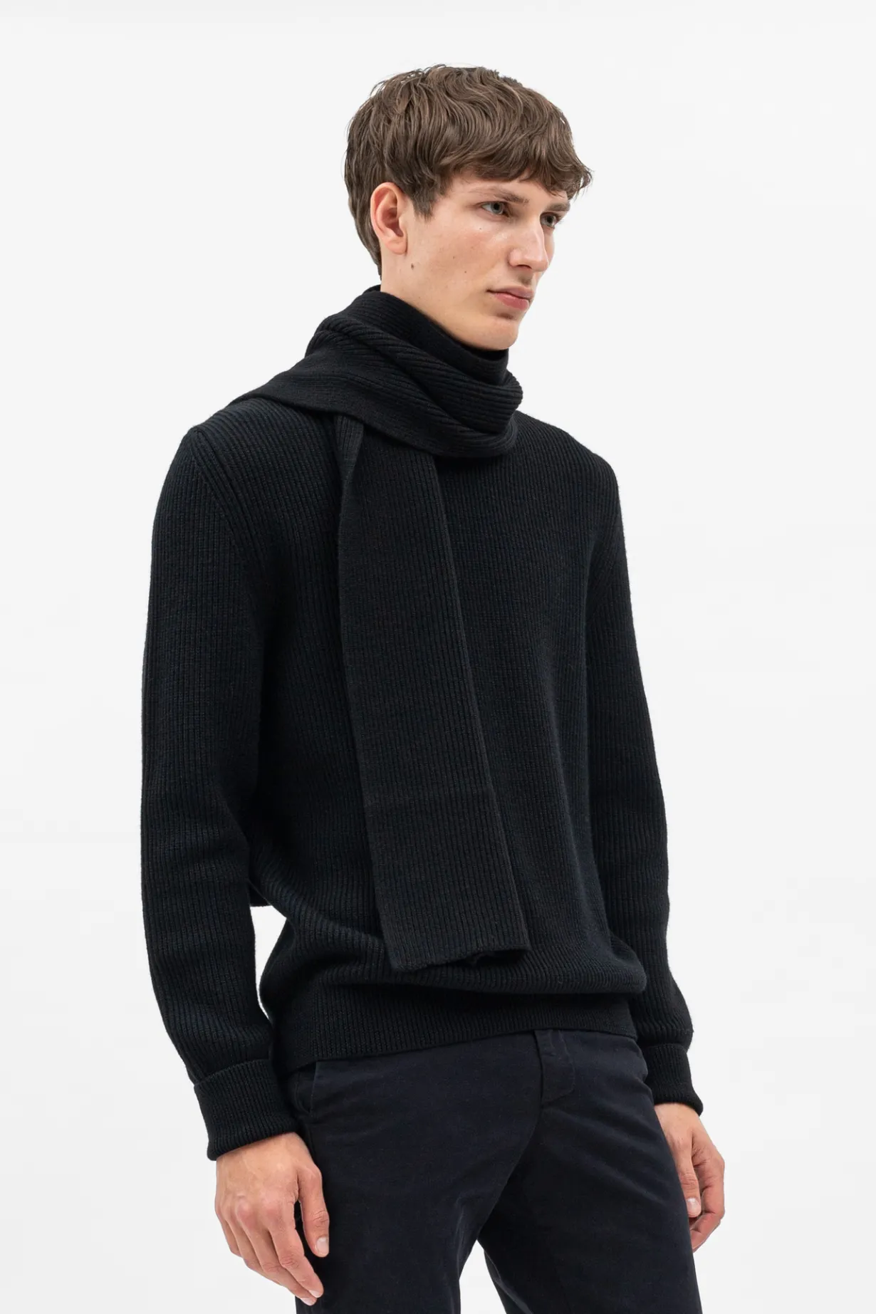 Jannik Merino Rib Scarf>Norse Projects Hot