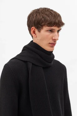Jannik Merino Rib Scarf><noscript><img width=