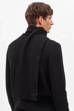 Jannik Merino Rib Scarf><noscript><img width=