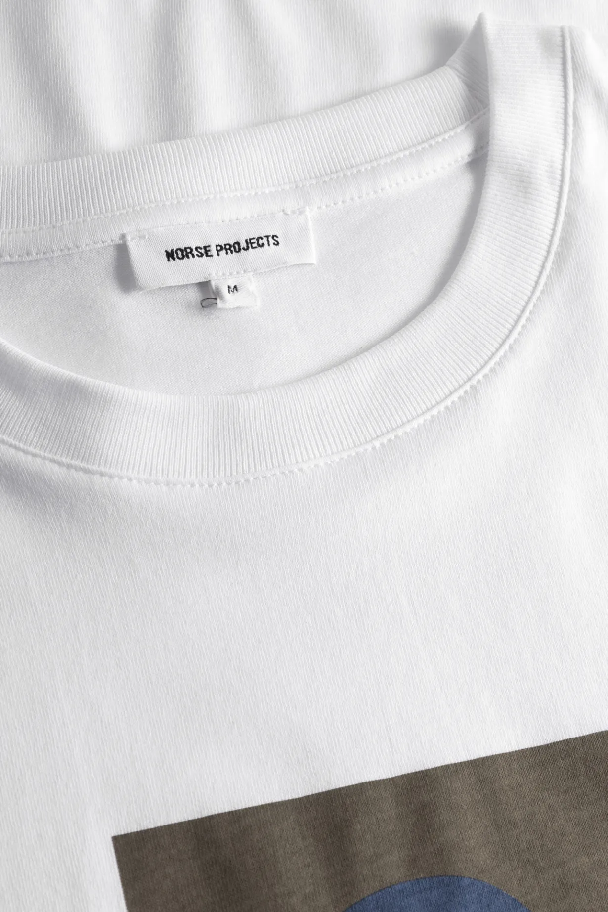 Johannes Organic Cap Print T-shirt>Norse Projects Outlet