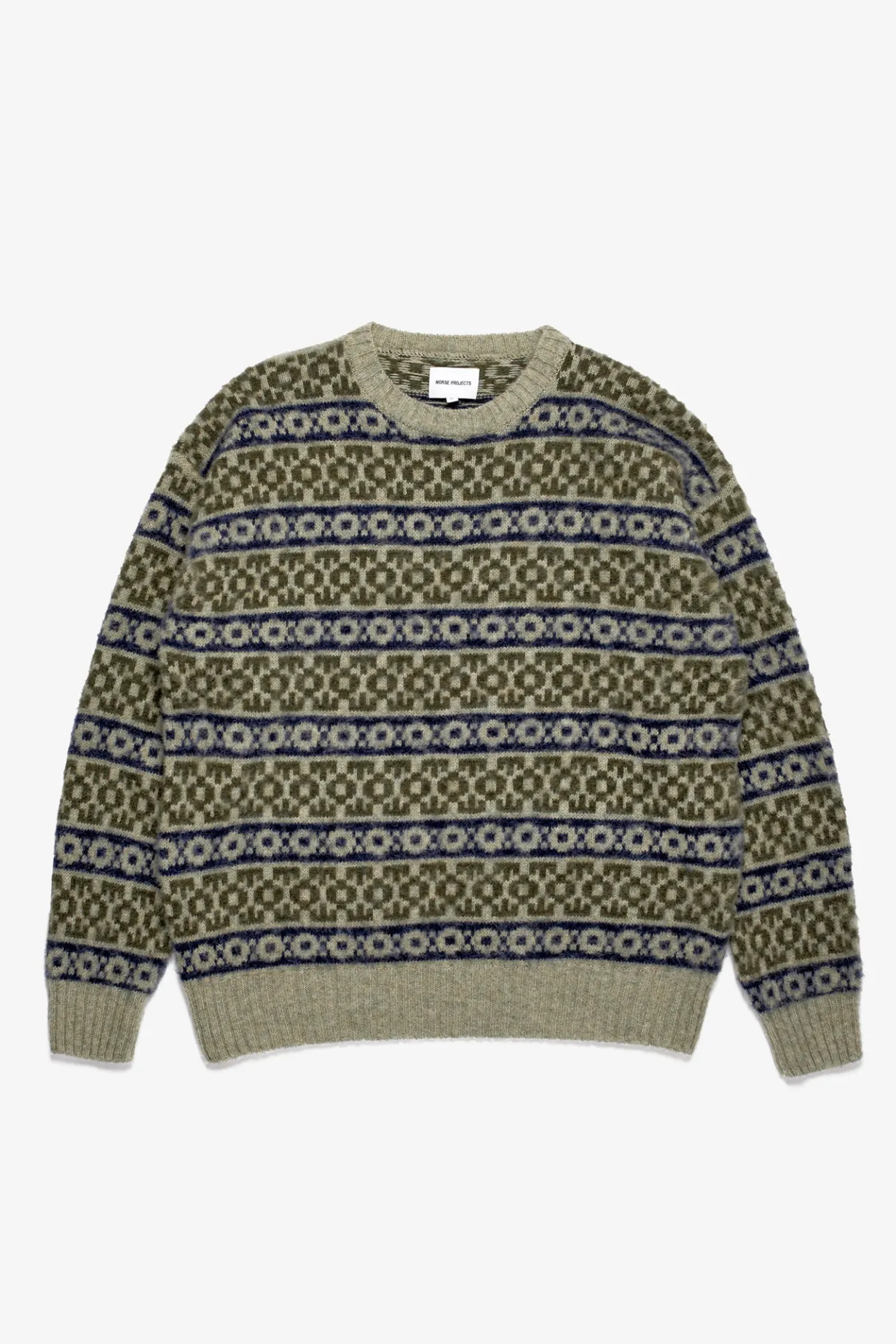 Jonas Scottish Lambswool Fair Isle Sweater>Norse Projects Sale