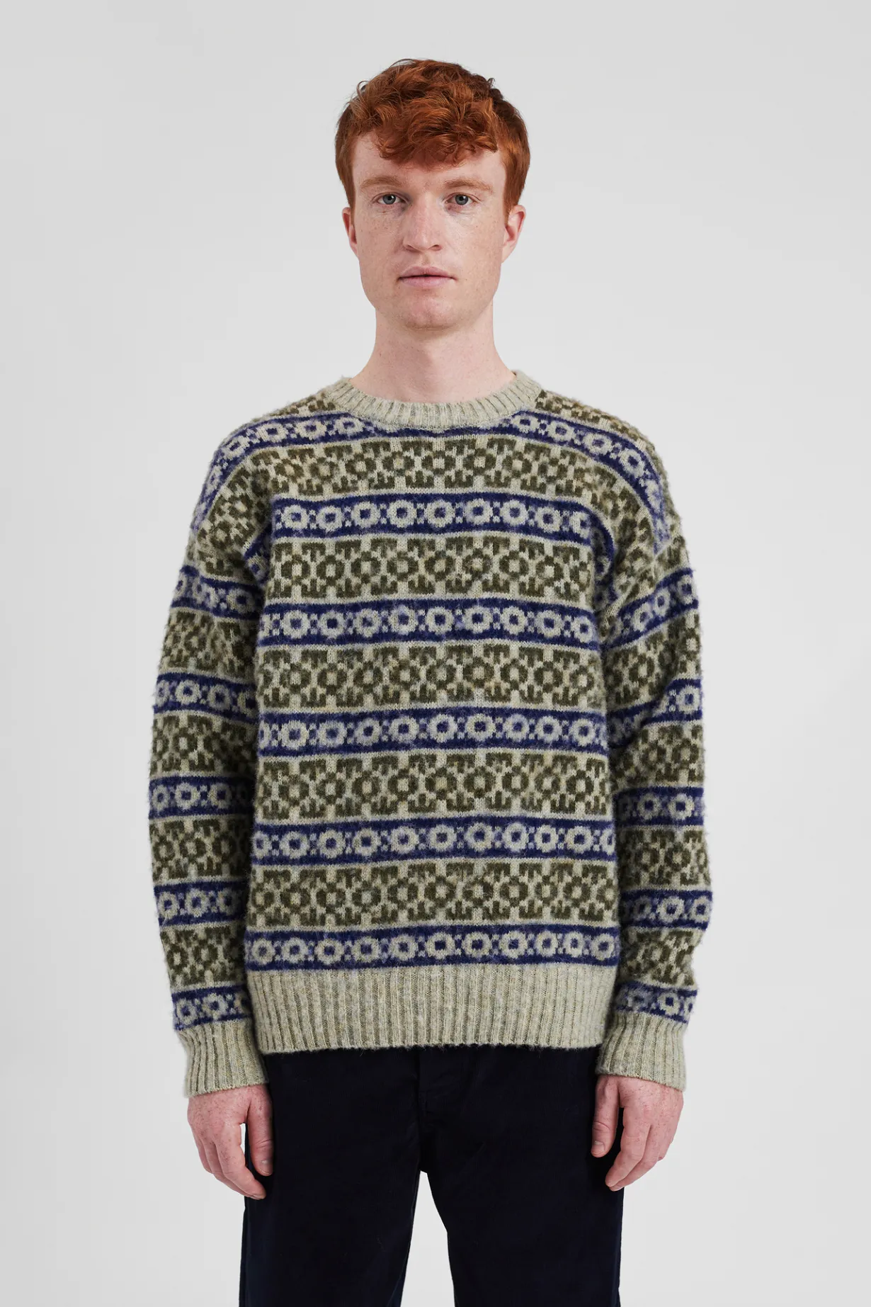 Jonas Scottish Lambswool Fair Isle Sweater>Norse Projects Sale