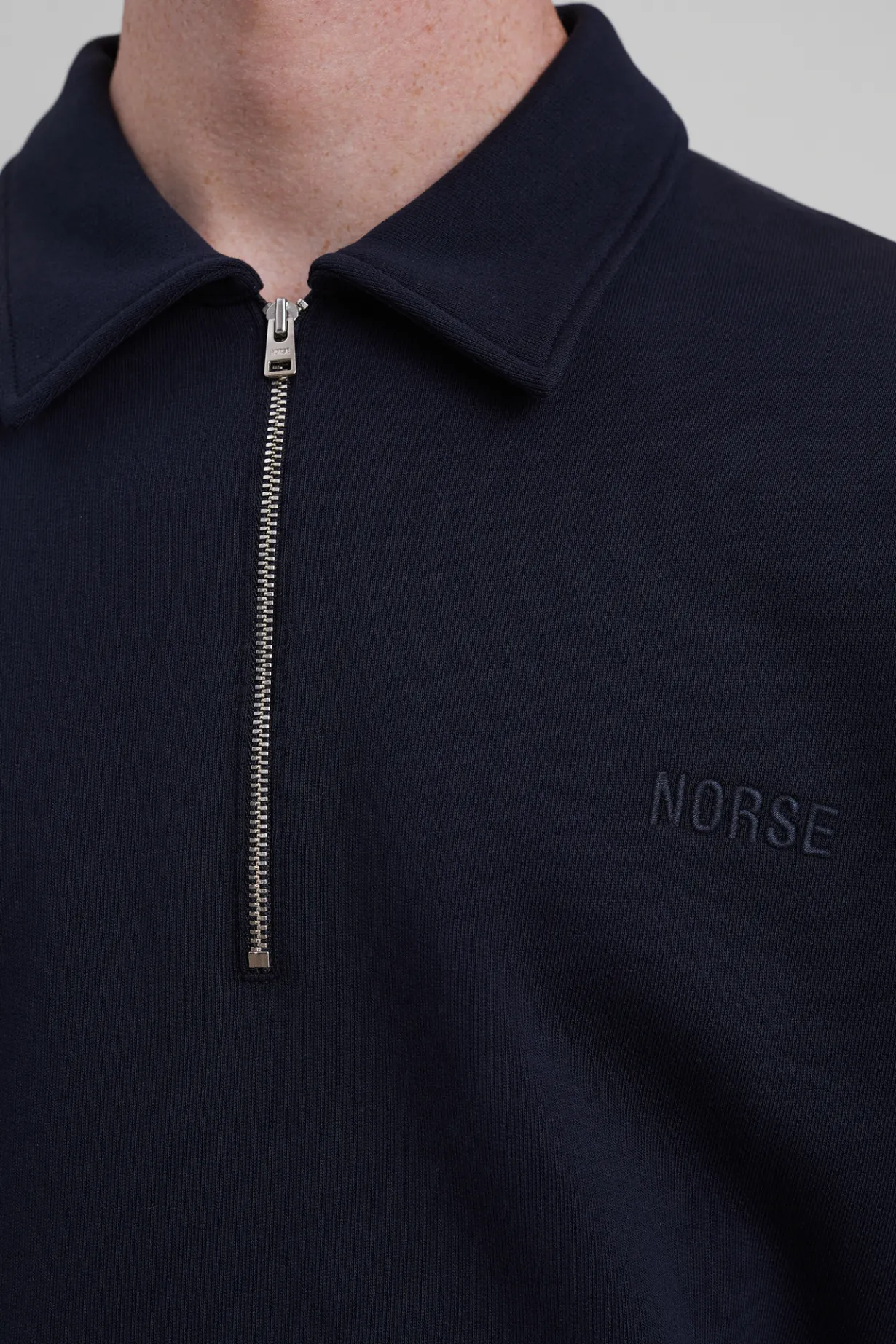 Ketel Relaxed Organic NORSE Logo Half Zip>Norse Projects