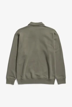 Ketel Relaxed Organic NORSE Logo Half Zip>Norse Projects Sale