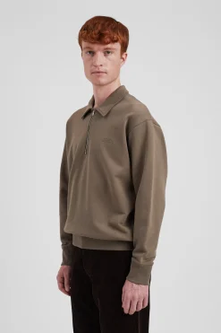 Ketel Relaxed Organic NORSE Logo Half Zip><noscript><img width=