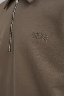 Ketel Relaxed Organic NORSE Logo Half Zip><noscript><img width=