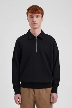 Ketel Relaxed Organic NORSE Logo Half Zip><noscript><img width=
