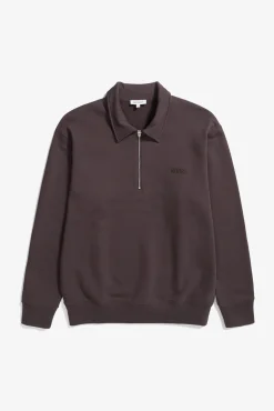 Ketel Relaxed Organic NORSE Logo Half Zip>Norse Projects Online