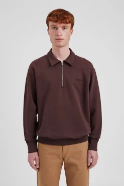 Ketel Relaxed Organic NORSE Logo Half Zip><noscript><img width=