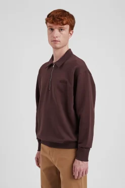 Ketel Relaxed Organic NORSE Logo Half Zip><noscript><img width=