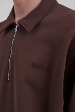 Ketel Relaxed Organic NORSE Logo Half Zip><noscript><img width=