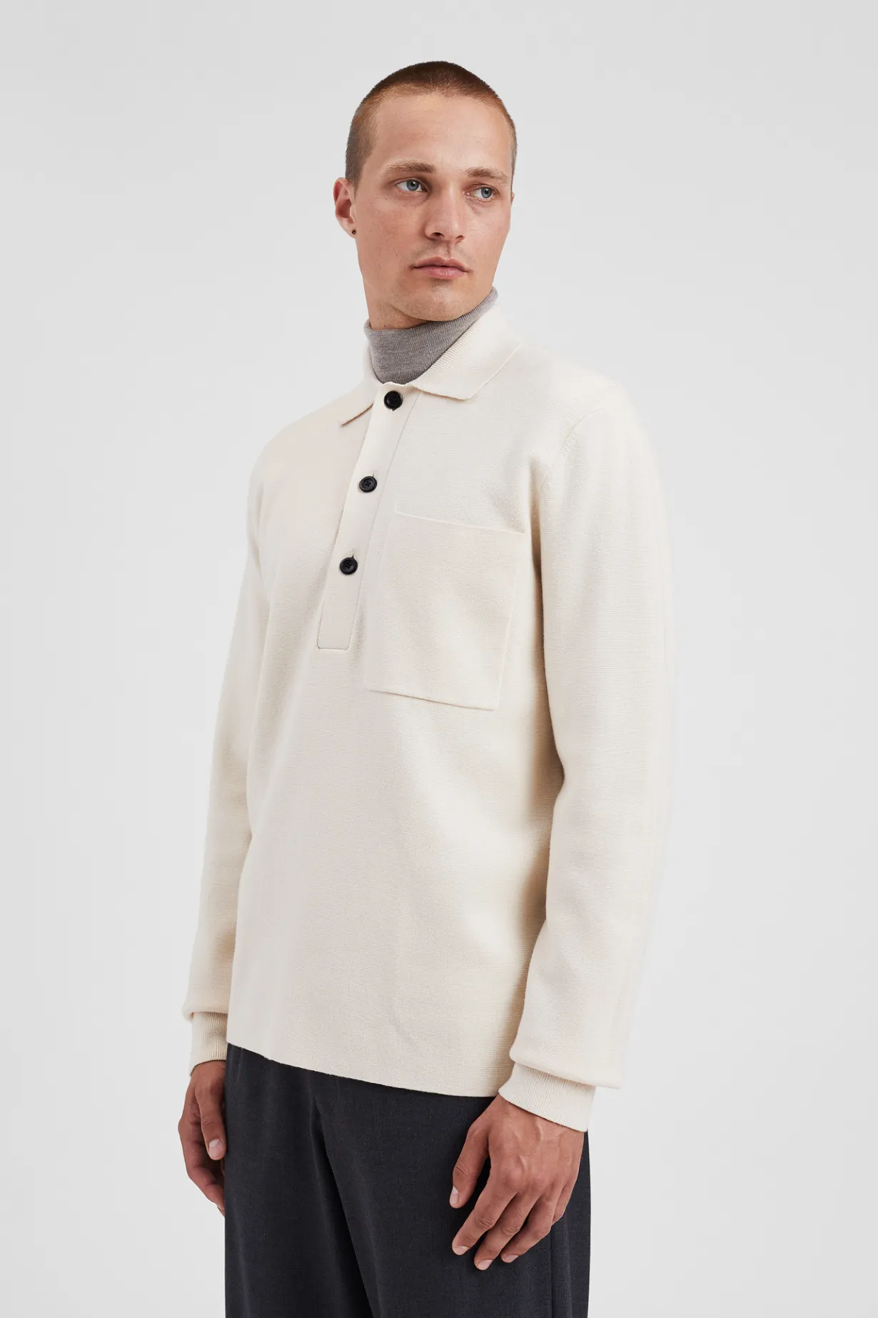 Kian Merino Cotton Milano Polo>Norse Projects