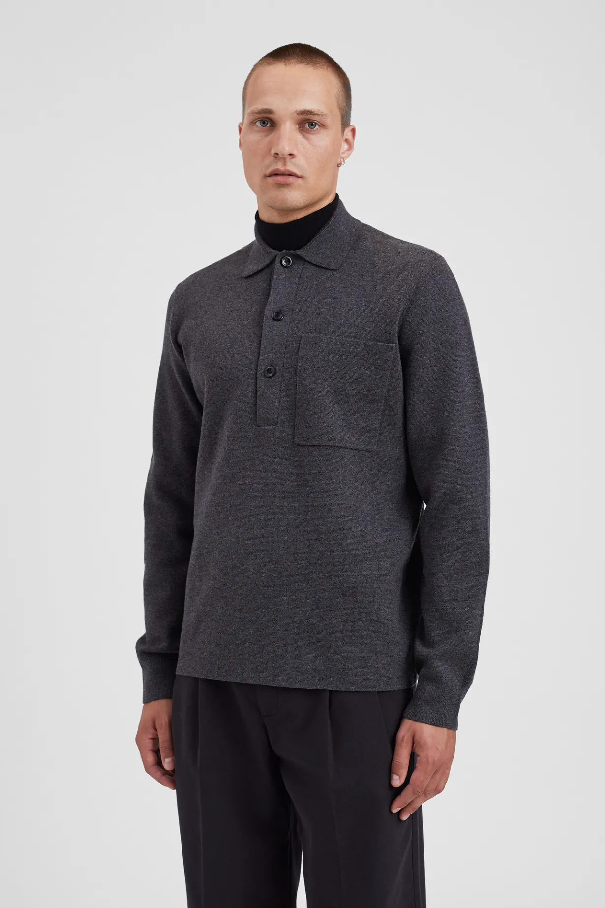 Kian Merino Cotton Milano Polo>Norse Projects New