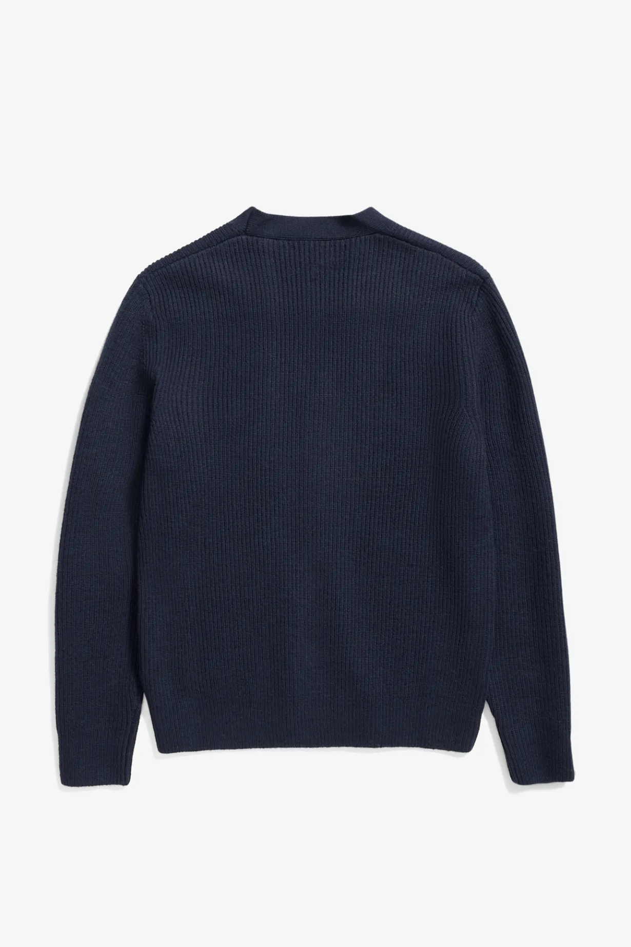 Loki Wool Cotton Rib Cardigan>Norse Projects