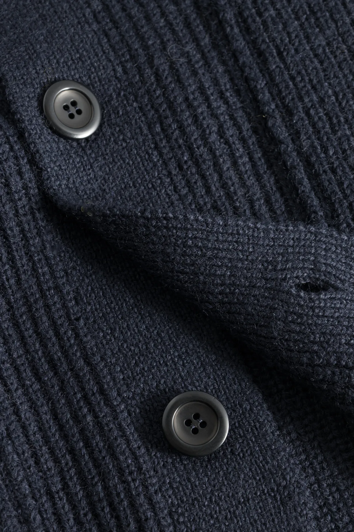 Loki Wool Cotton Rib Cardigan>Norse Projects