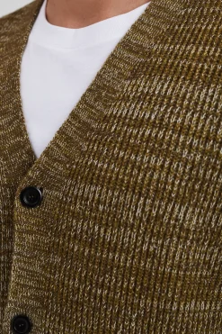 Loki Wool Cotton Rib Cardigan><noscript><img width=