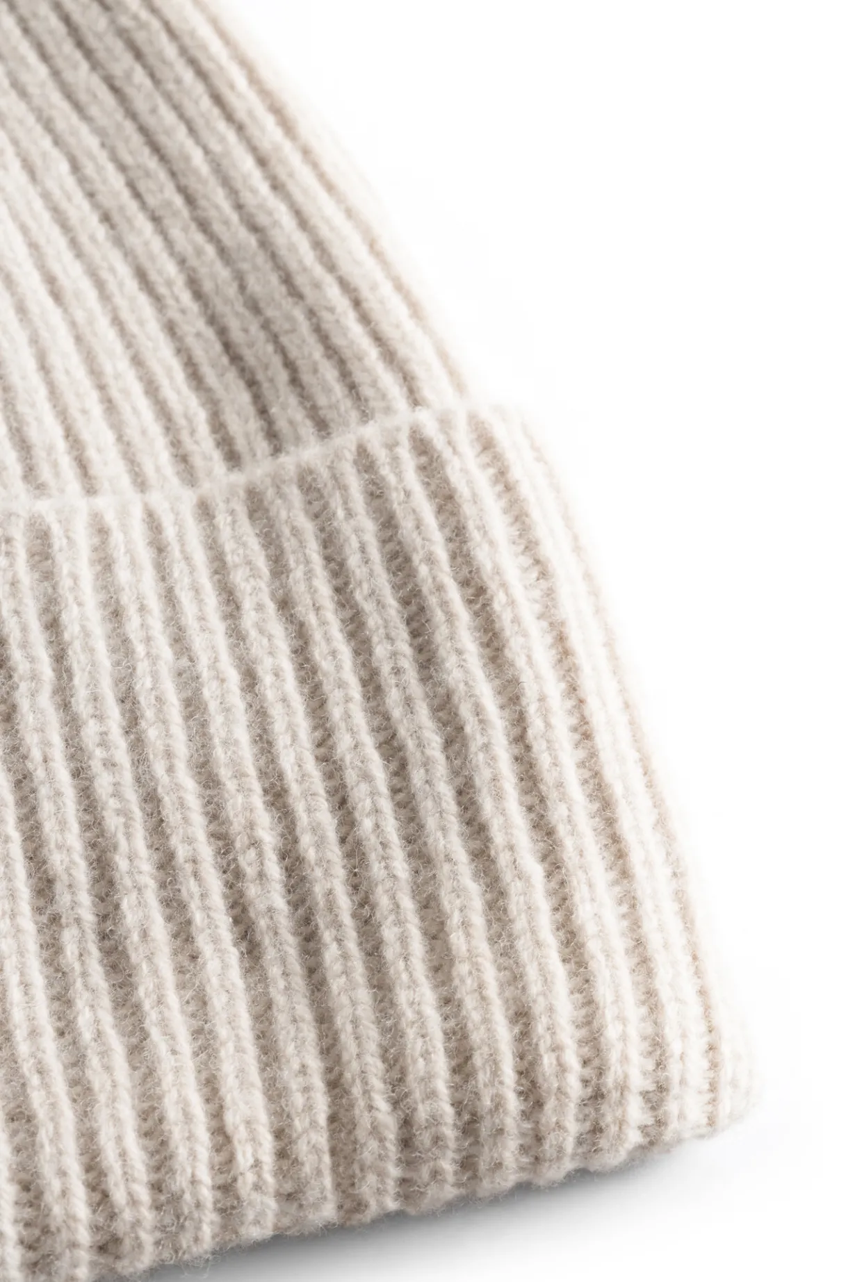 Merino Lambswool Rib N Logo Beanie>Norse Projects New