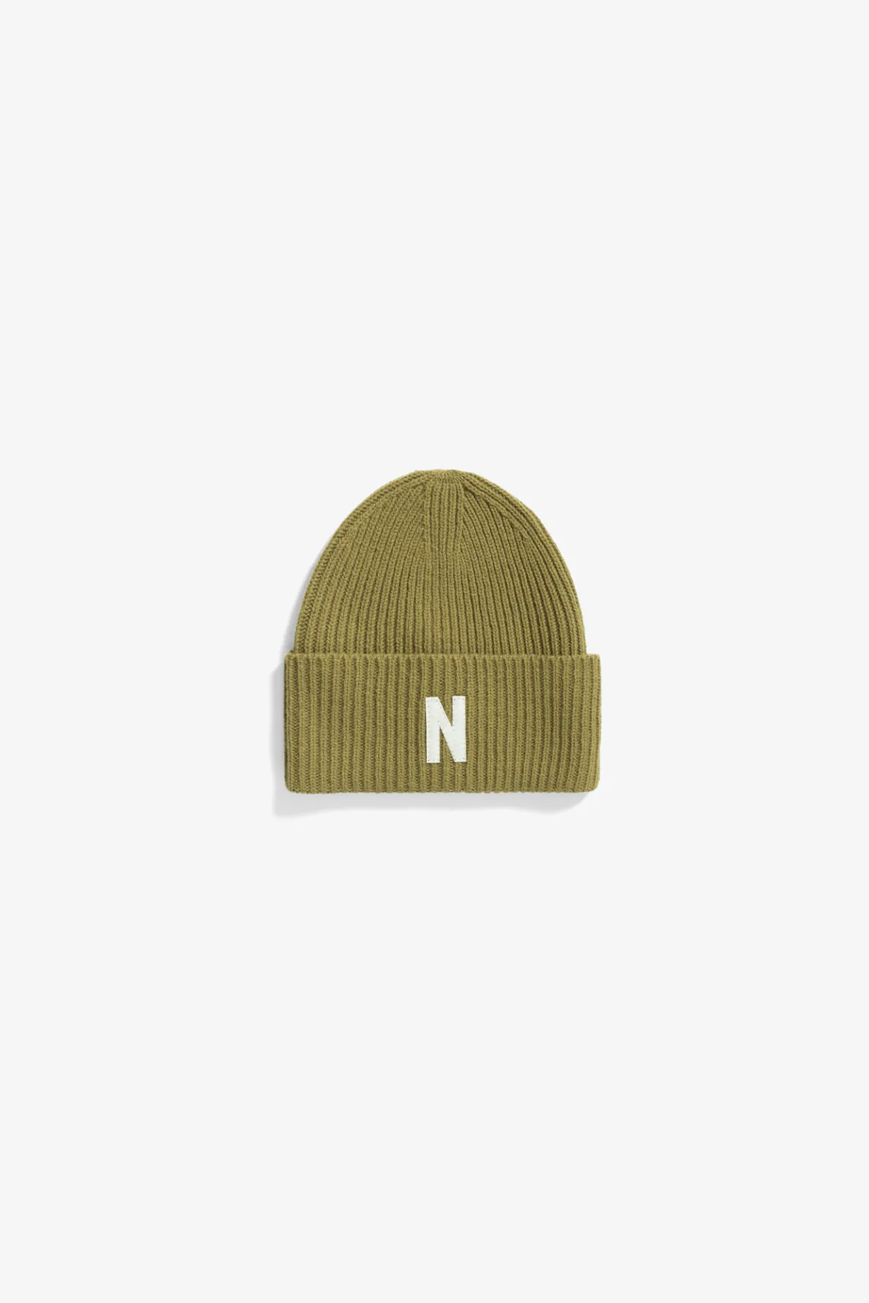 Merino Lambswool Rib N Logo Beanie>Norse Projects Best