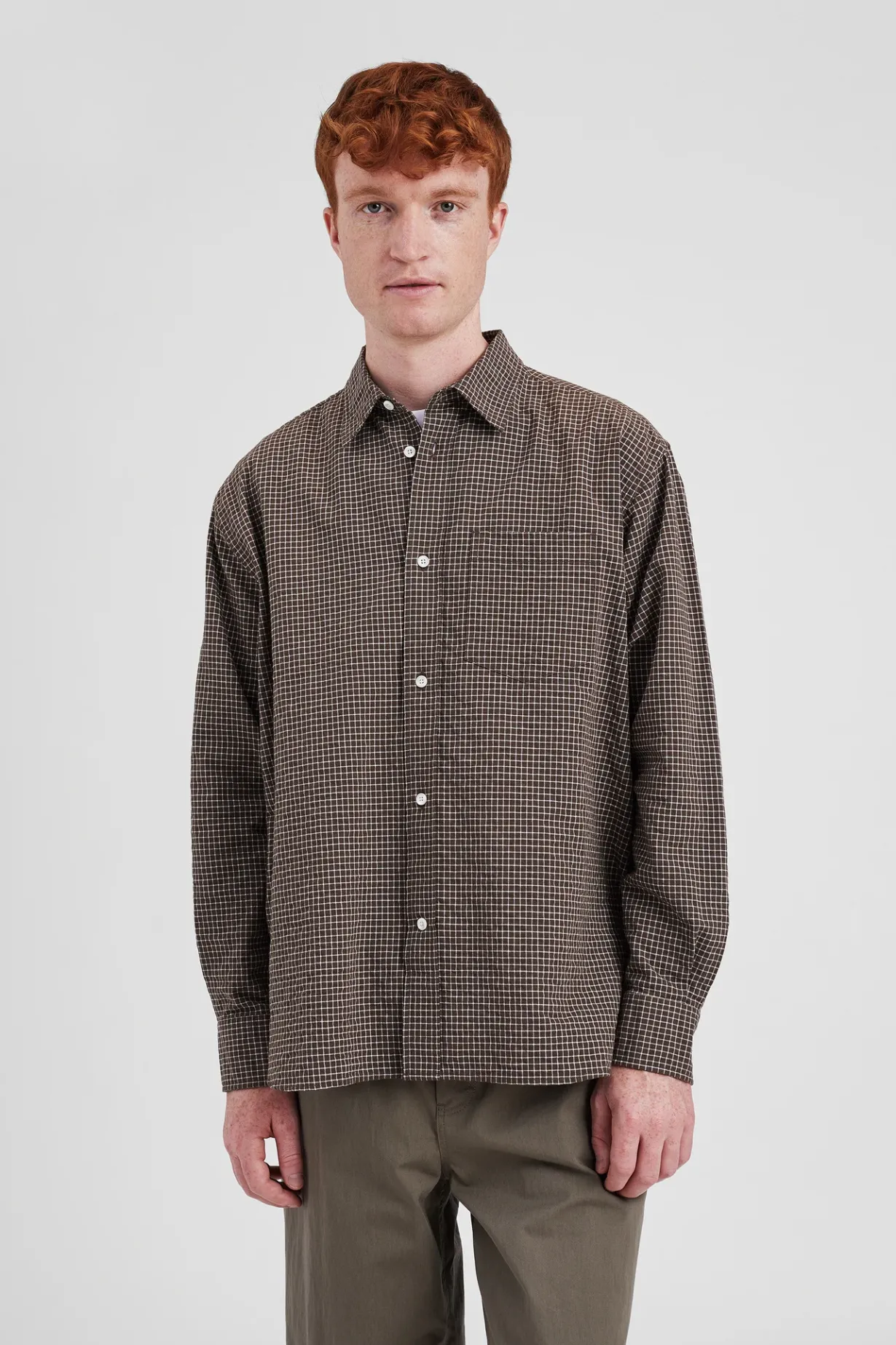 Mo Check Oversized Shirt>Norse Projects New