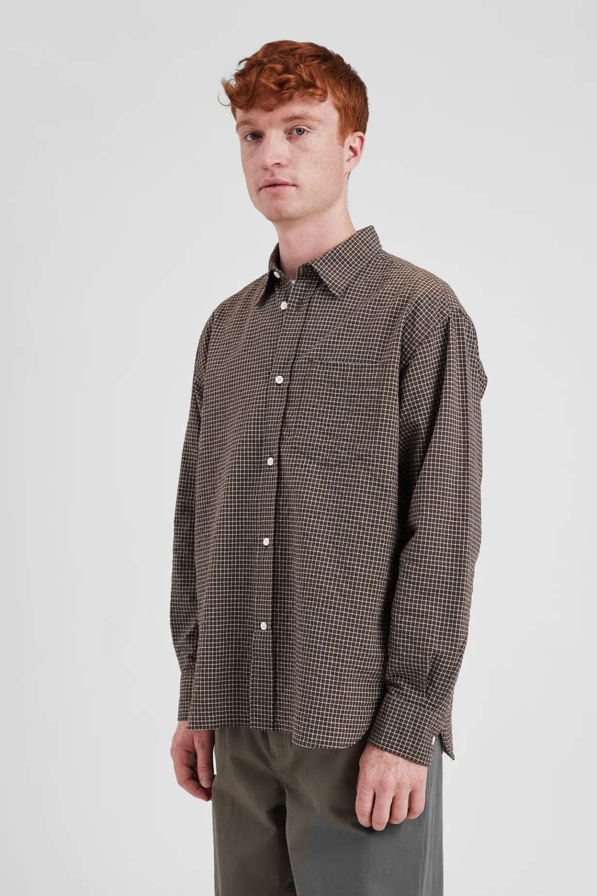 Mo Check Oversized Shirt>Norse Projects New