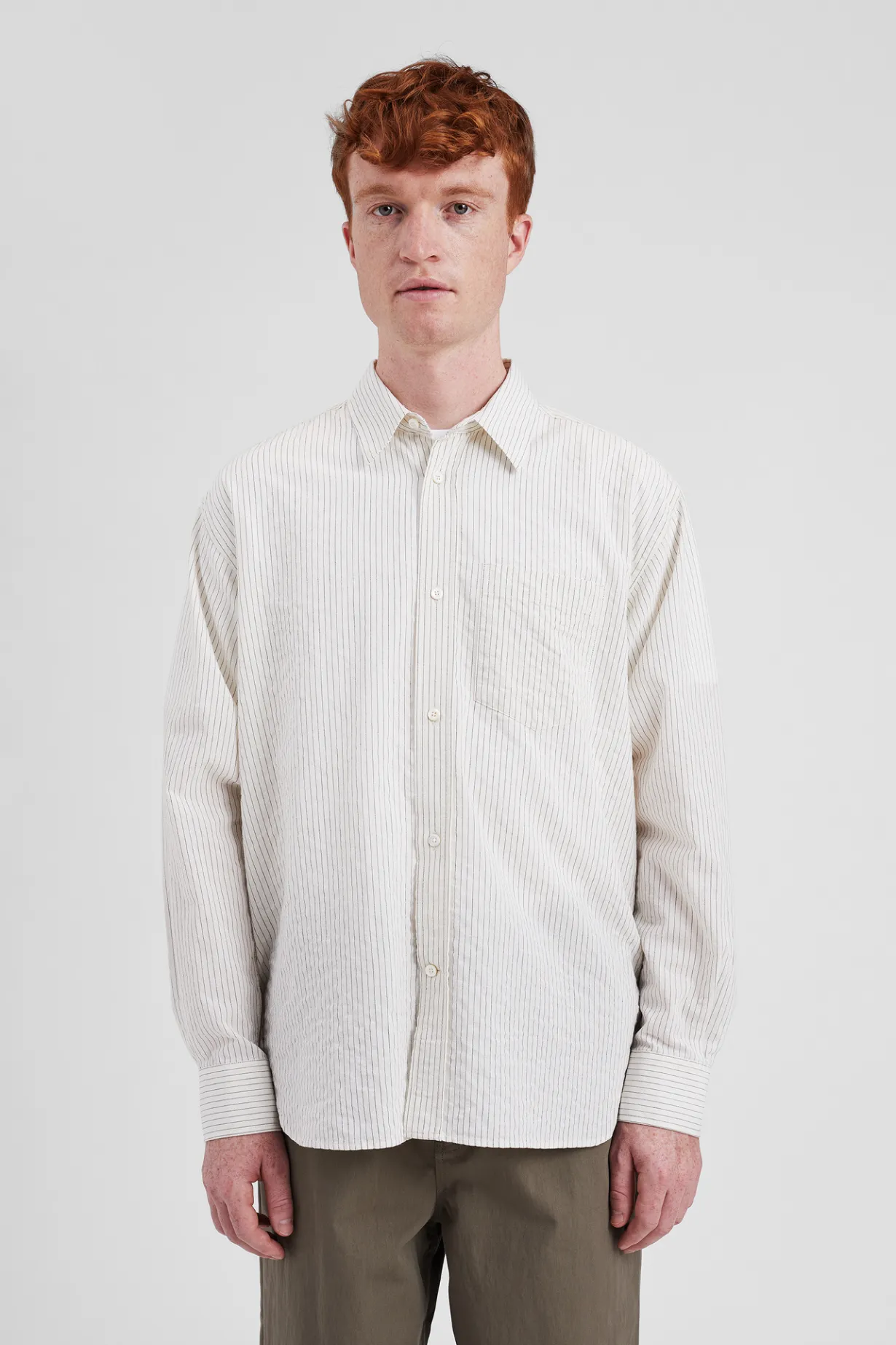 Mo Oversized Striped Shirt>Norse Projects Sale