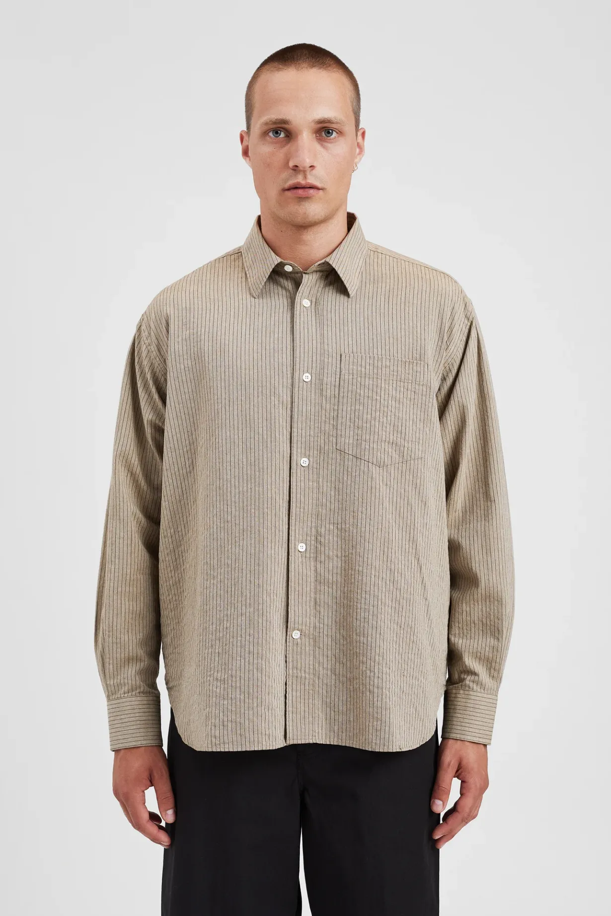 Mo Oversized Striped Shirt>Norse Projects Sale