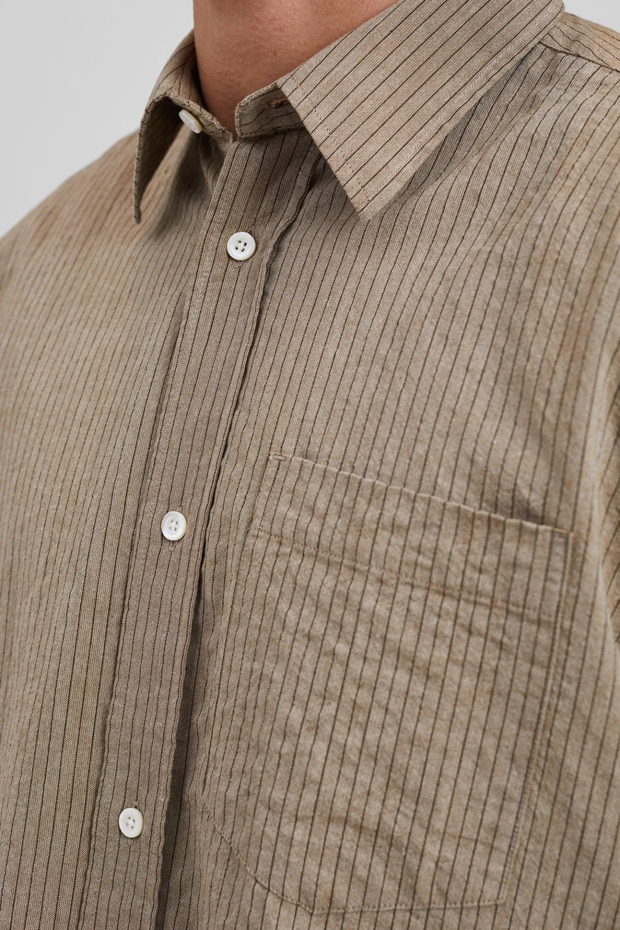 Mo Oversized Striped Shirt>Norse Projects Sale