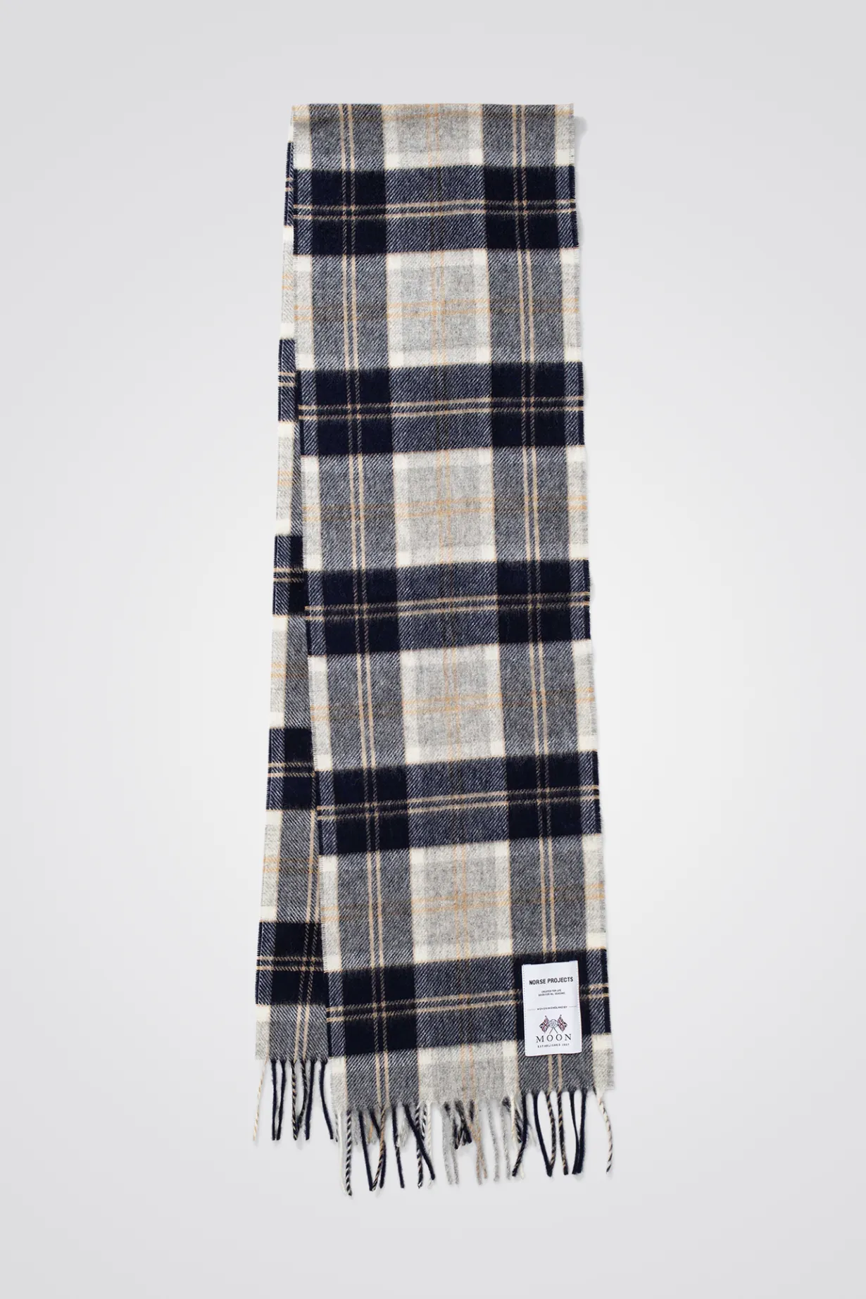 Moon Checked Lambswool Scarf>Norse Projects Best
