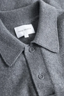 Norse Standard Merino Lambswool Polo><noscript><img width=