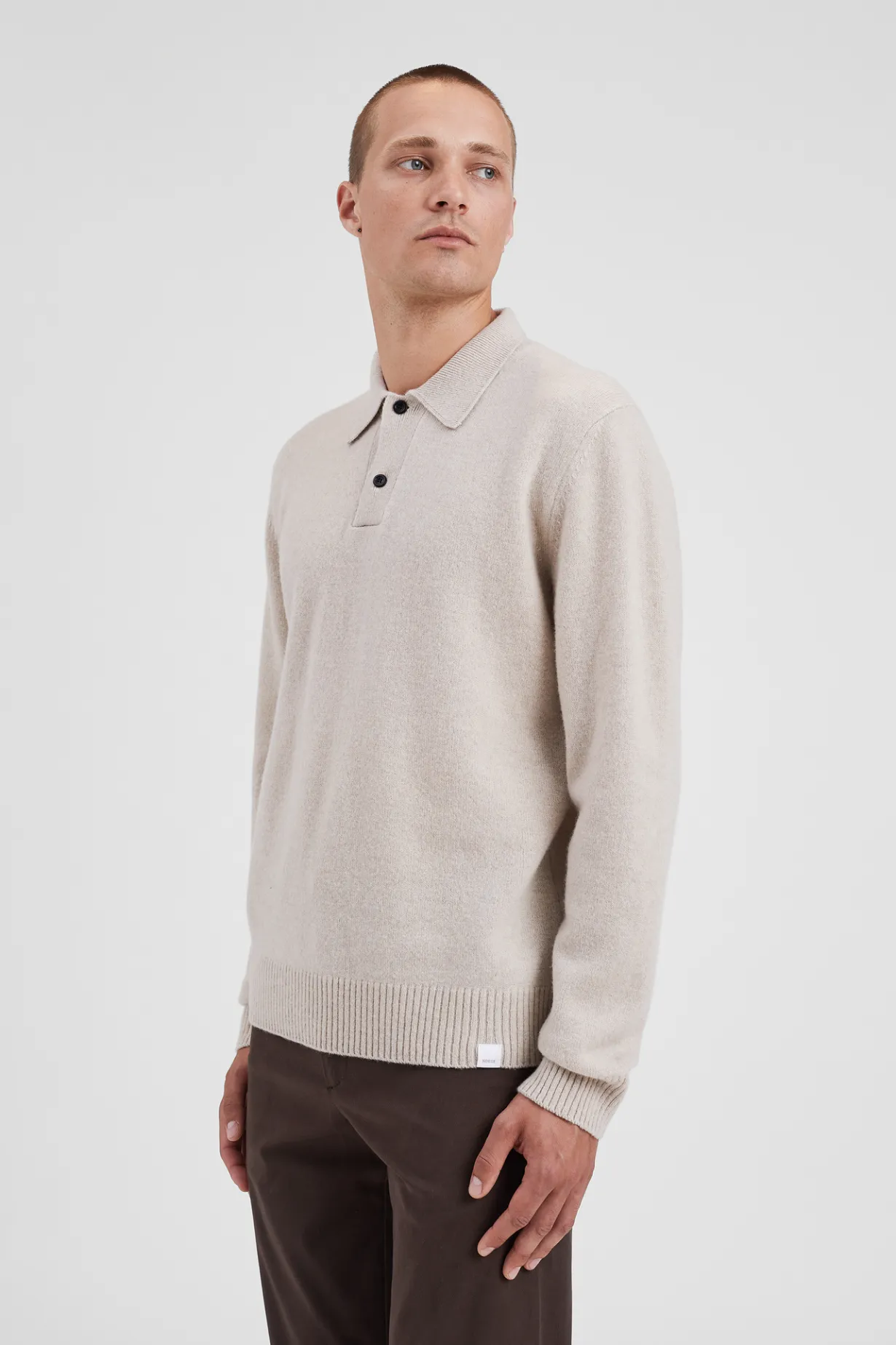 Norse Standard Merino Lambswool Polo>Norse Projects Discount