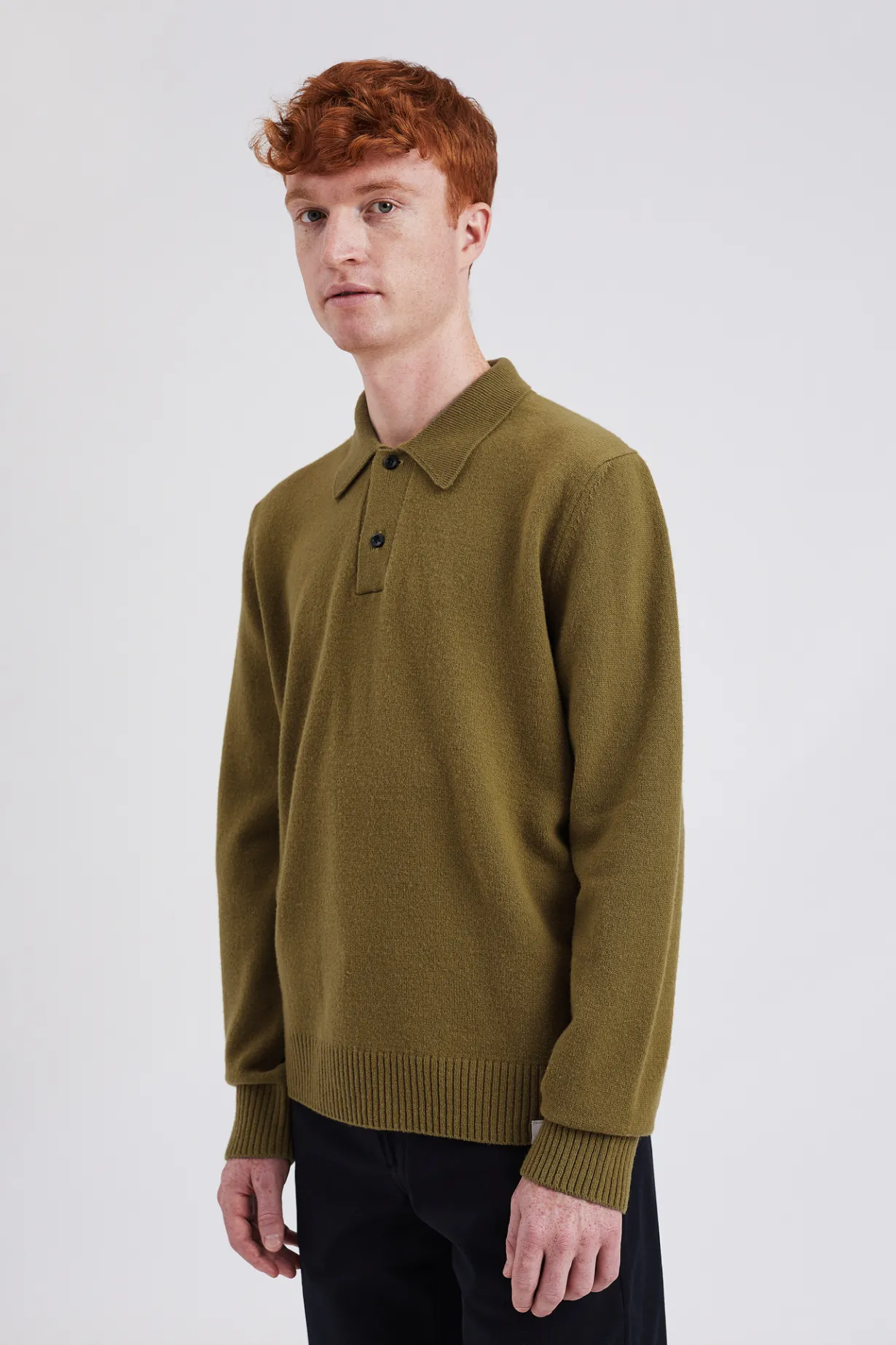 Norse Standard Merino Lambswool Polo>Norse Projects Clearance