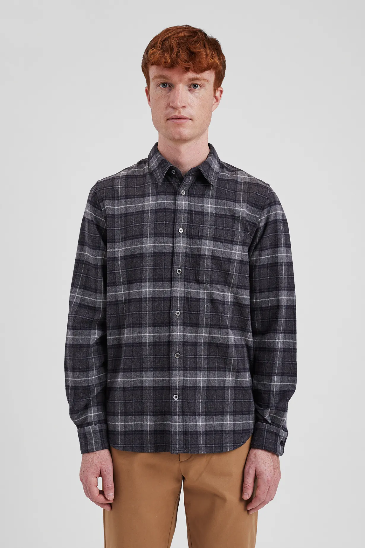 Osvald Flannel Check Shirt>Norse Projects Discount
