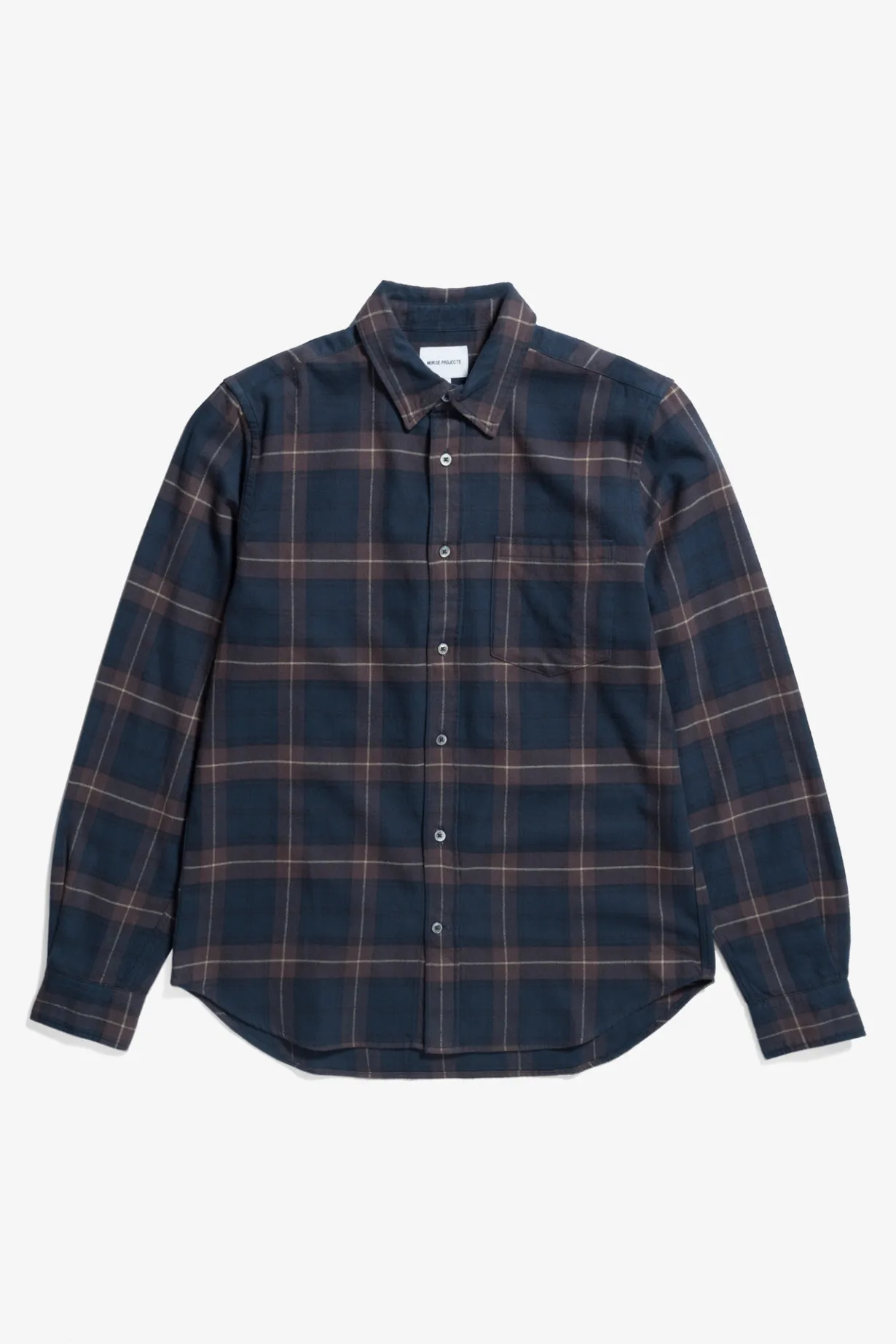 Osvald Flannel Check Shirt>Norse Projects Clearance